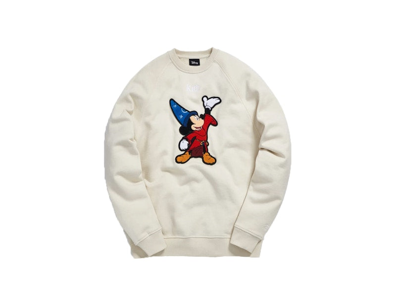 Kith x Disney 40s Fantasia Classic Logo Crewneck Turtledove
