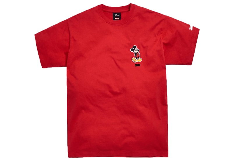 Kith x Disney 90s Classic Logo Mickey Tee Red