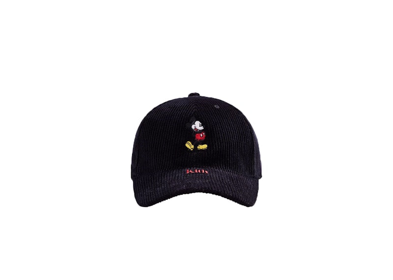 Kith x Disney Classic Corduroy Cap Black