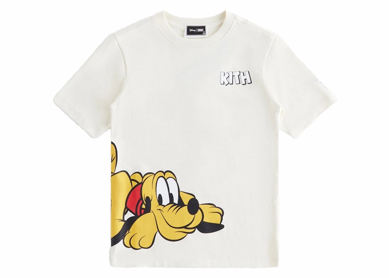 Kith x Disney Kids Mickey & Friends Sleepy Pluto Vintage Tee Sandrift