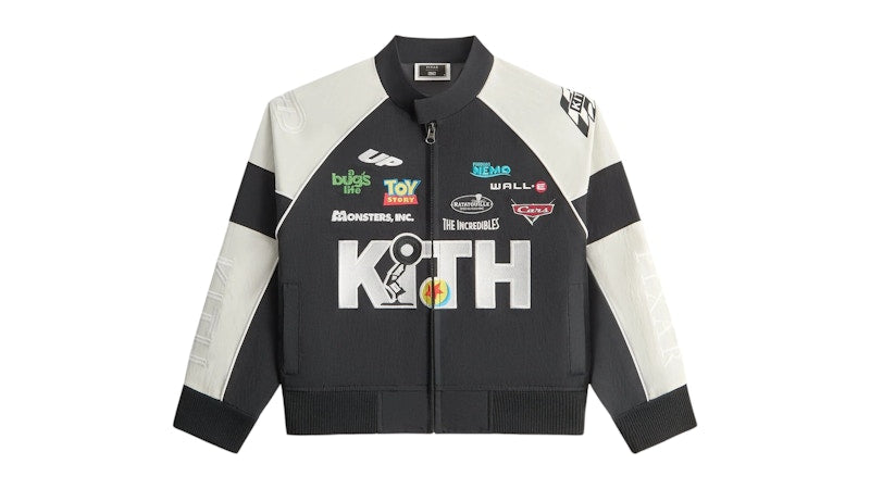 Kith x Disney Kids Pixar Racing Jacket Black