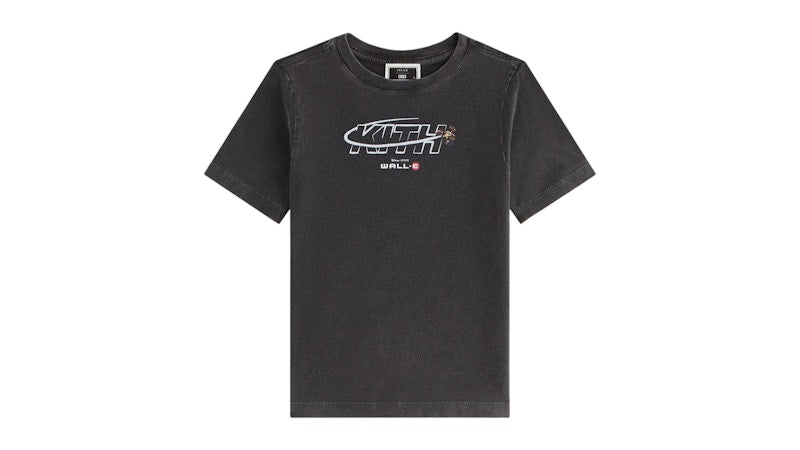 Kith x Disney Kids Pixar Wall-E Orbit Vintage Tee Black