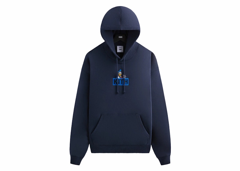 Kith x Disney Mickey & Friends Donald Duck Classic Logo Hoodie Nocturnal