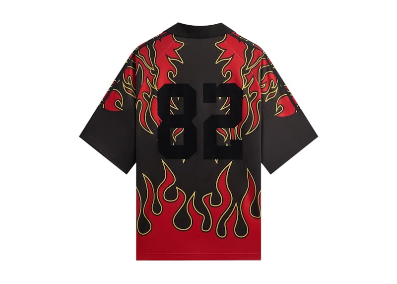 Kith x adidas Football Flame Soccer Jersey Black