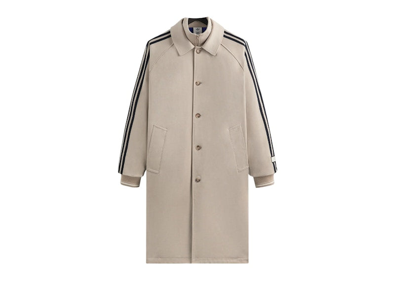Kith x adidas Football Hybrid Trench Coat Beige