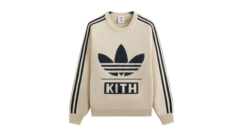 Kith x adidas Football Knit Sweater Chalk White