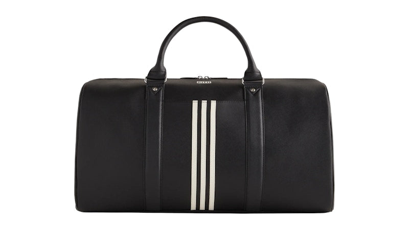 Kith x adidas Football Leather Duffle Bag Black