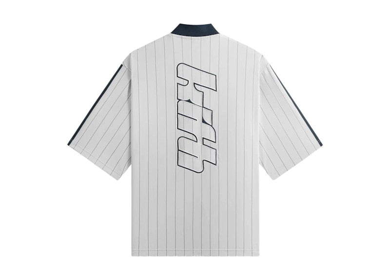 Kith x adidas Football Pinstripe Jersey White
