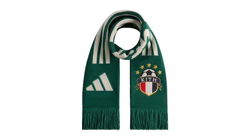 Kith x adidas Football Scarf Green