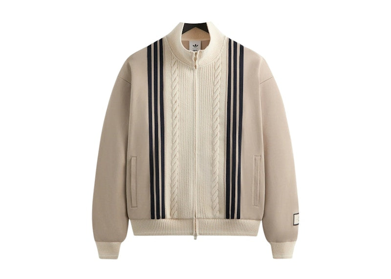 Kith x adidas Football Track Suit Top Beige