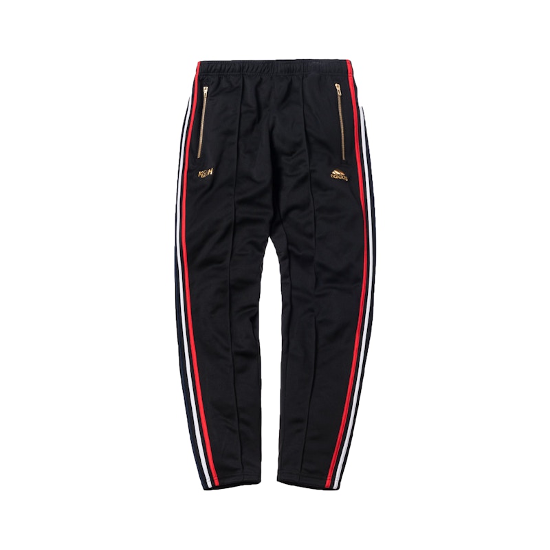 Kith x adidas Soccer 3-Stripes Track Pant Black