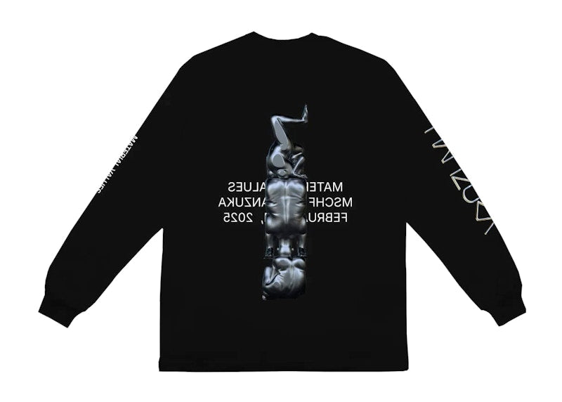 MSCHF Nanzuka Long Sleeve Shirt Black