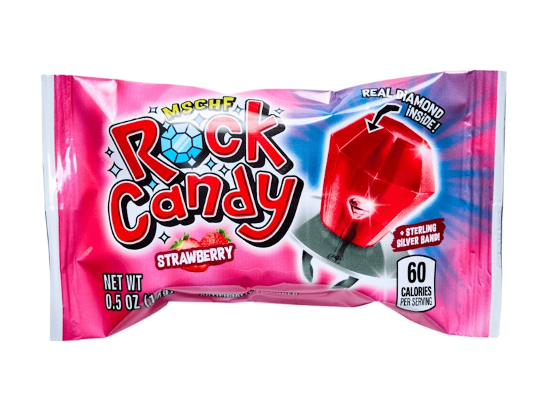MSCHF Rock Candy "Strawberry" (Not Fit For Human Consumption)