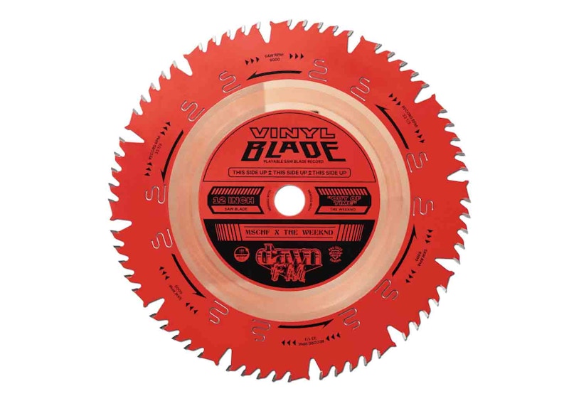 MSCHF x The Weeknd Vinyl Blade (Edition of 25) Orange