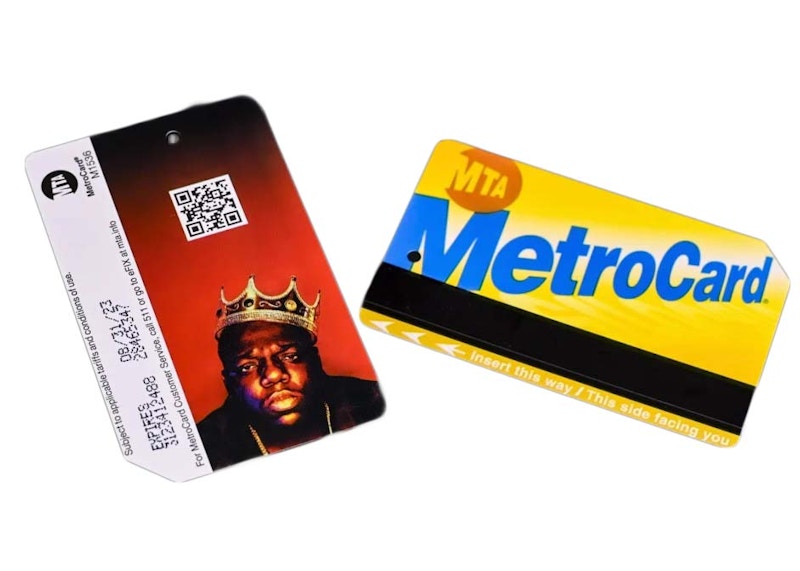 MTA NYC Biggie Smalls Notorious B.I.G Metrocard