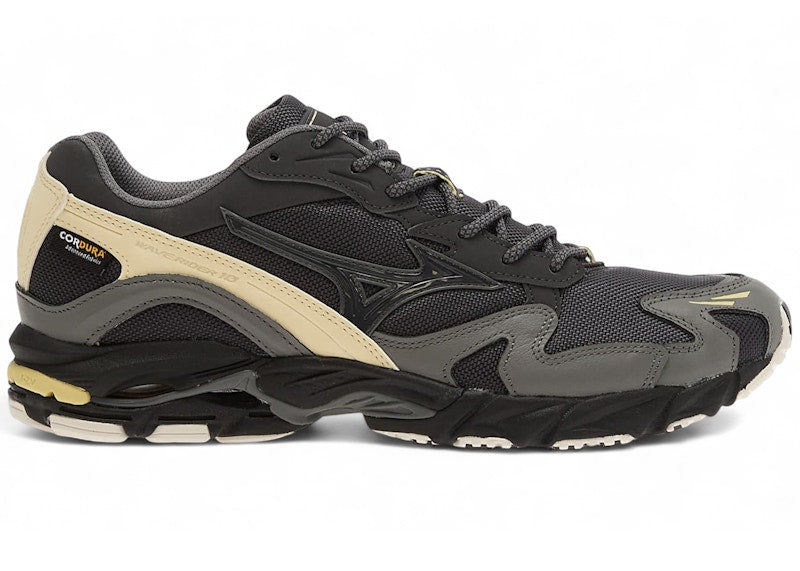 Mizuno Wave Rider 10 Cordura Black Sand Quiet Shade Banana
