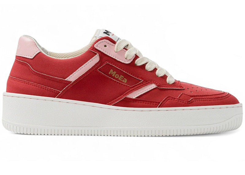 MoEa Gen 1 Apple Apple Red Pink Suede