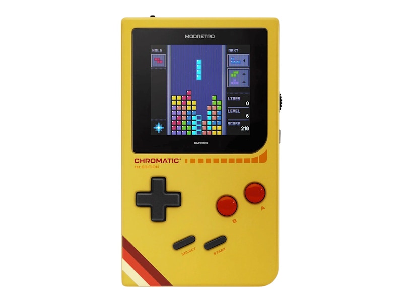 ModRetro Chromatic Tetris Bundle Handheld Console Volt