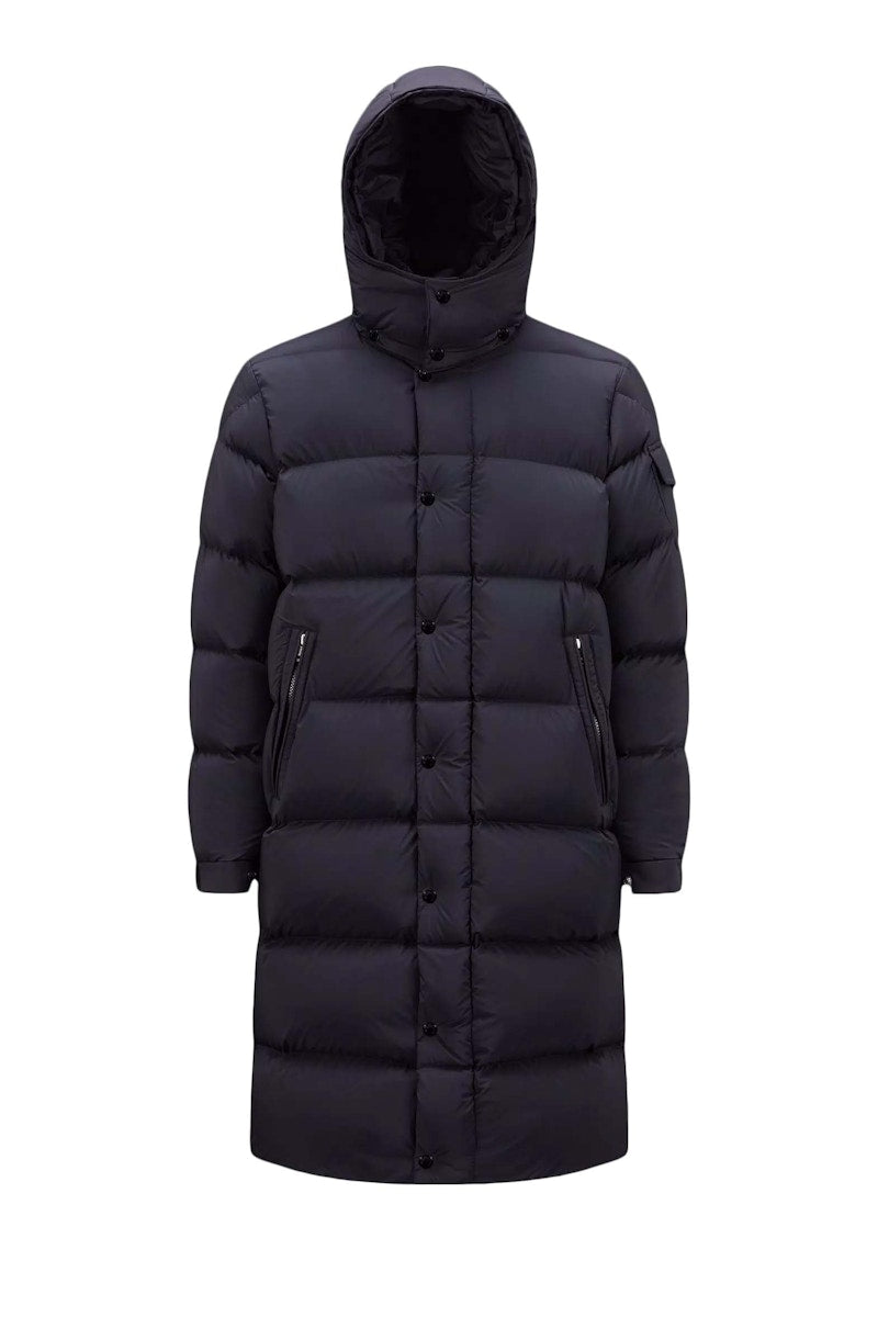 Moncler Hanoverian Long Down Jacket Night Blue