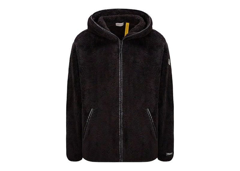 Moncler Hiroshi Fujiwara x Fragment Fleece Zip-Up Hoodie Black