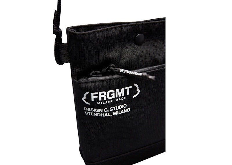 Moncler Hiroshi Fujiwara x Fragment Sacoche Bucket Bag Black