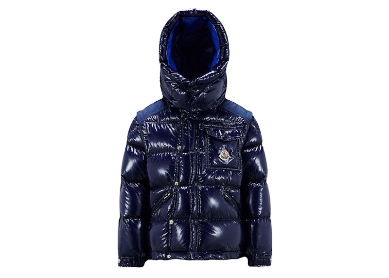 Moncler Karakorum Ripstop Child Short Down Jacket Blue (I29541A00113596077A9)