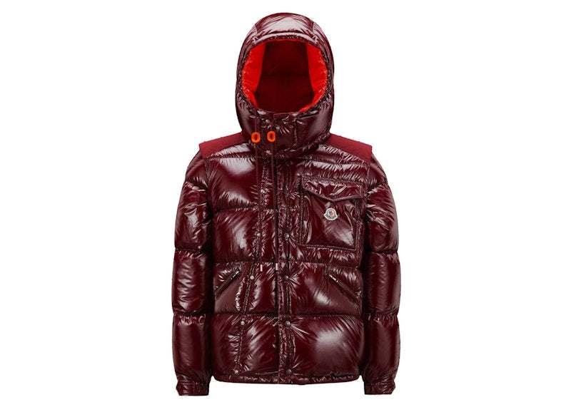 Moncler Karakorum Ripstop Short Down Jacket Burgundy (I20911A0014959607436)