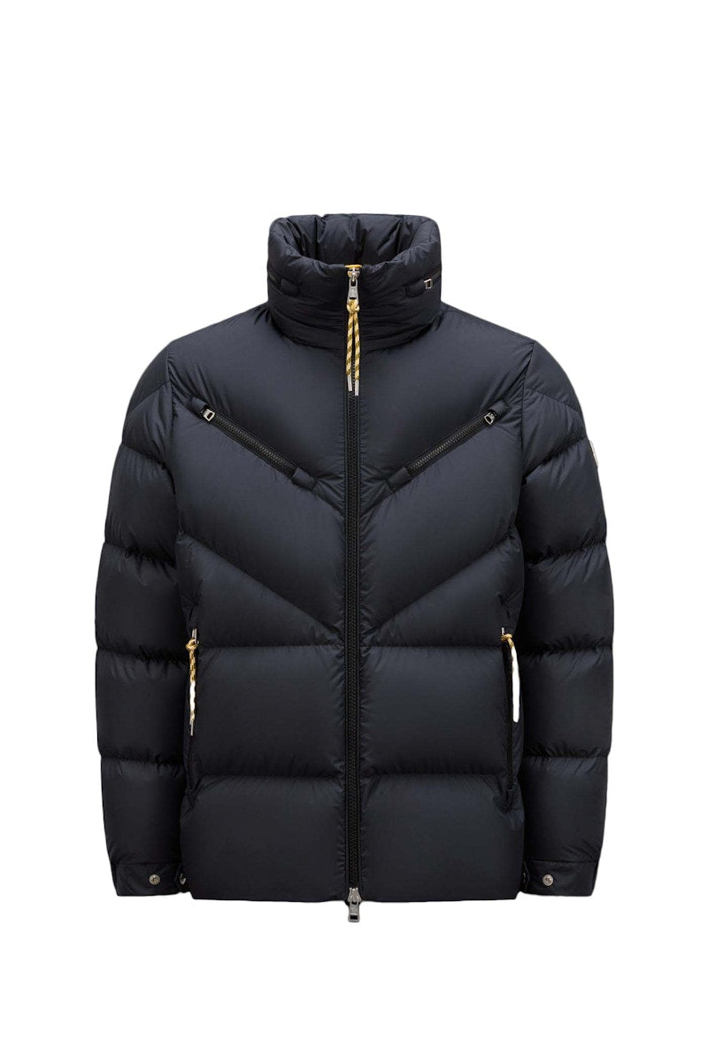 Moncler Katmai Down Jacket Black Yellow
