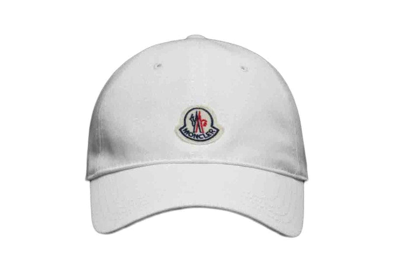 Moncler Logo Baseball Cap Optical White