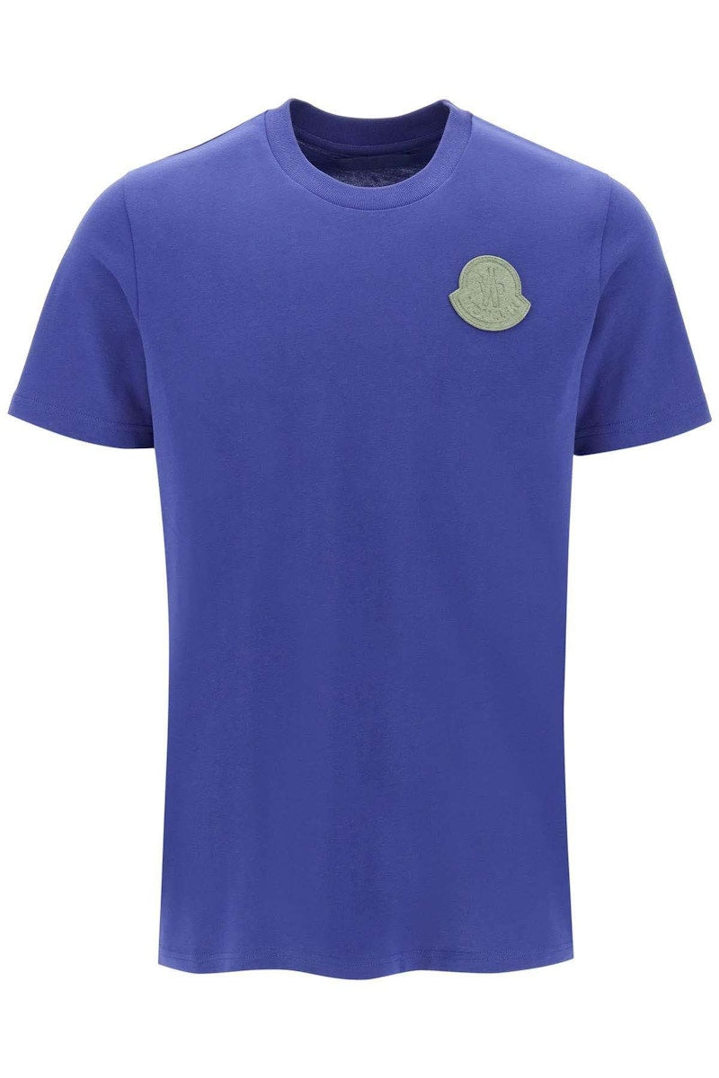 Moncler Logo Match T-Shirt Blue