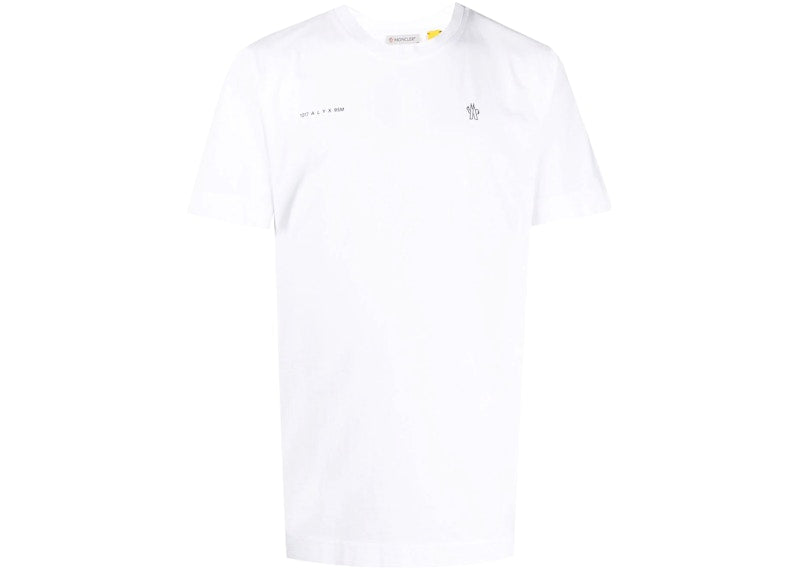 Moncler Logo Print Oversized T-shirt White