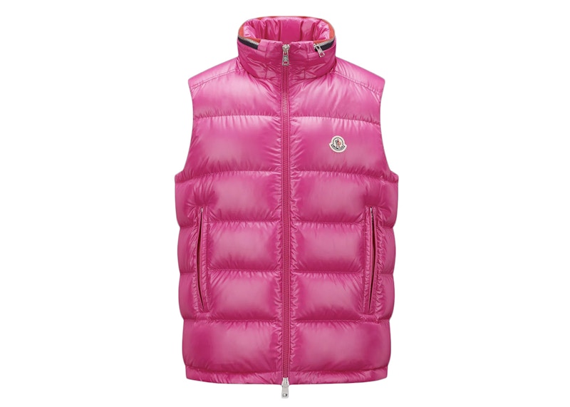Moncler Ouse Down Gilet Rose Pink