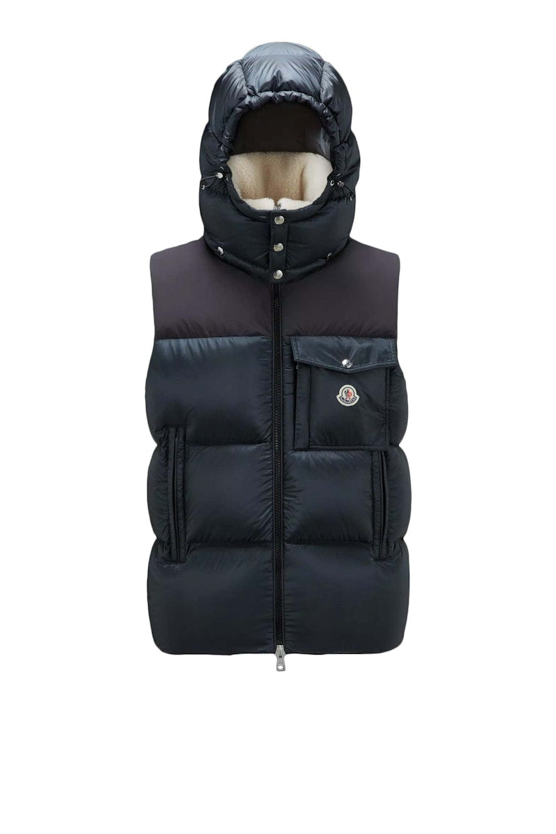 Moncler Oust Down Vest Black