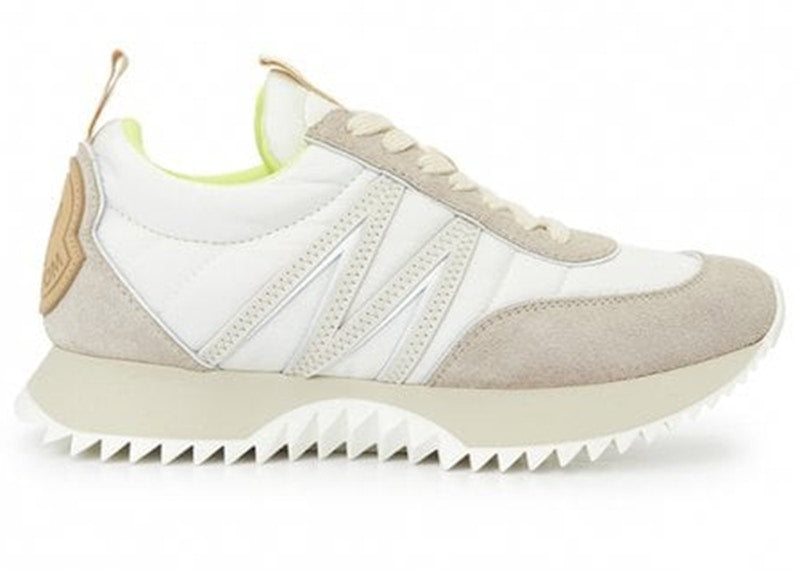 Moncler Pacey Suede Sneaker Beige White (Women's)