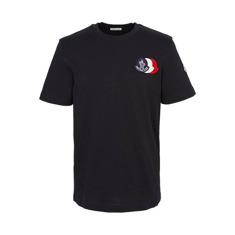 Moncler Short Sleeve T-shirt Navy