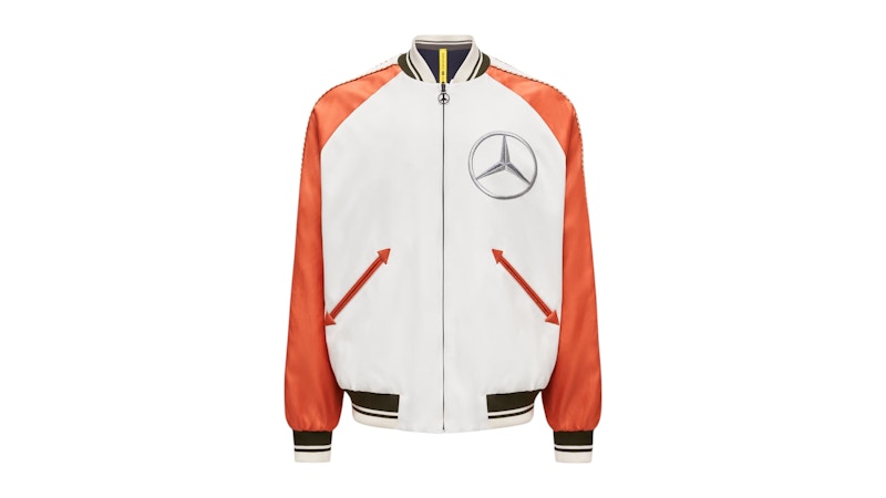 Moncler x Mercedes-Benz NIGO Satet Reversible Satin Bomber Orange