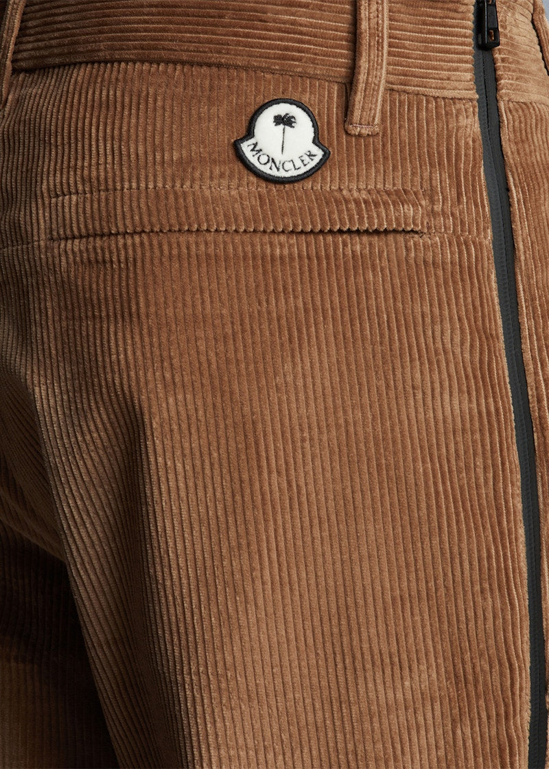 Moncler x Palm Angels Corduroy Trousers Brown