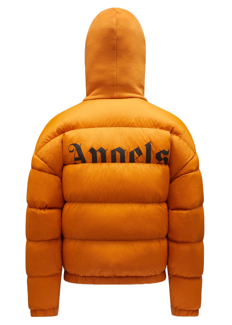 Moncler x Palm Angels Padded Hoodie Orange
