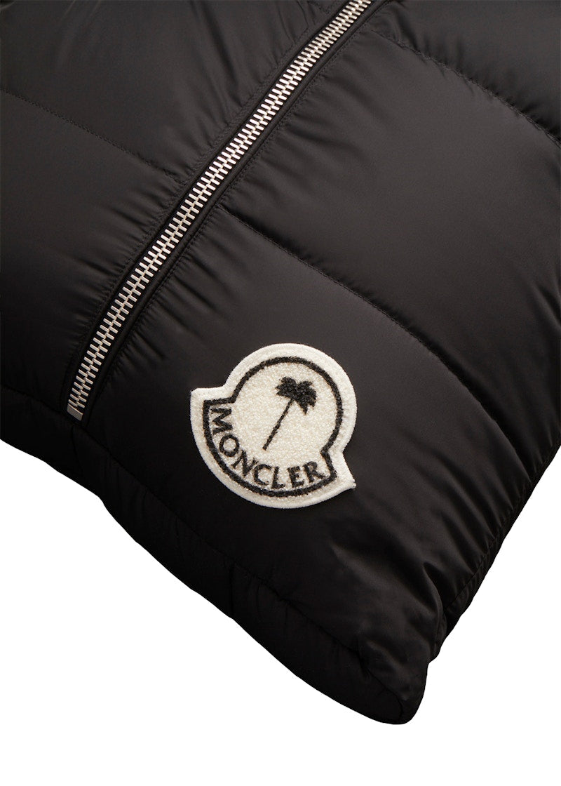 Moncler x Palm Angels Quilted Nylon Shoulder Bag Black
