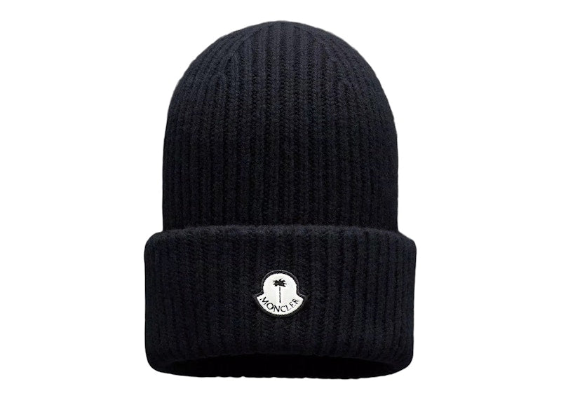Moncler x Palm Angels Wool Beanie FW22 Black