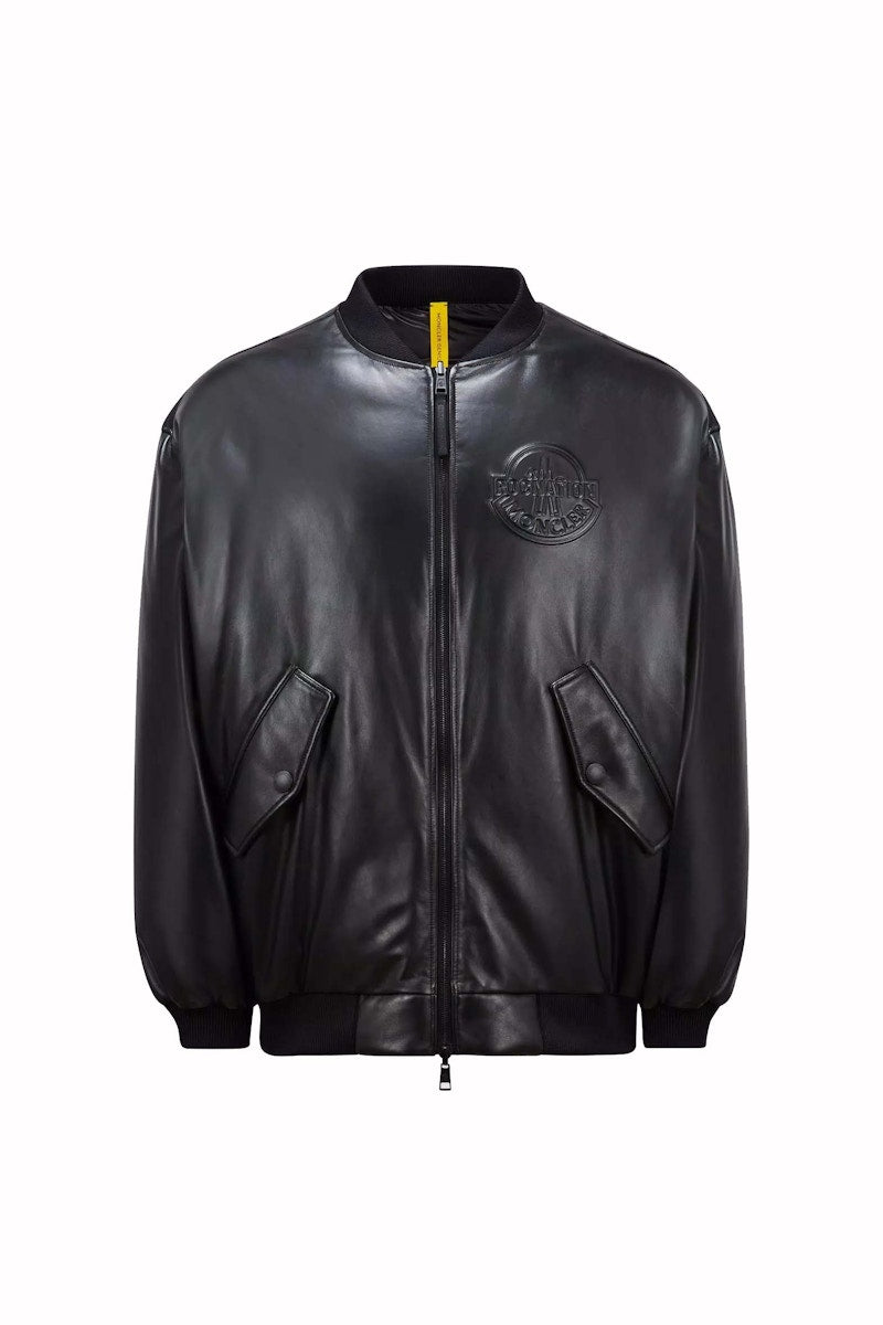 Moncler x Roc Nation by Jay-Z Cassiopeia Reversible Down Bomber Jacket Black