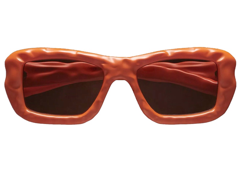 Moncler x Salehe Bembury Rectangular Sunglasses Orange