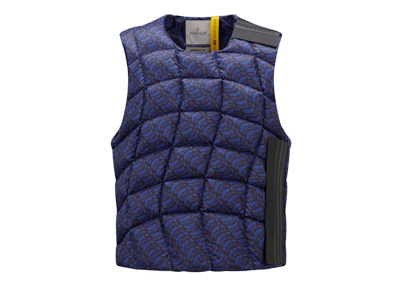 Moncler x adidas Originals Berthod Down Vest Black & Blue