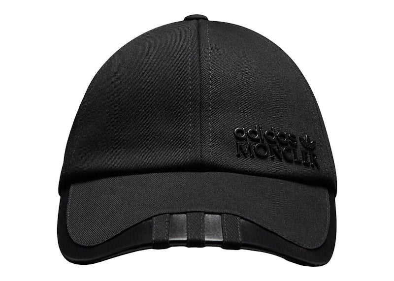 Moncler x adidas Originals Gabardine Baseball Cap Black
