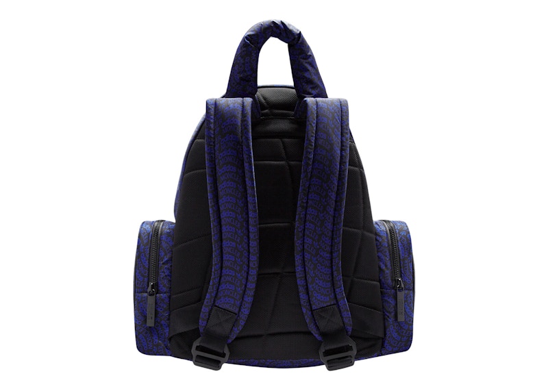 Moncler x adidas Originals Logo Print Backpack Black & Blue
