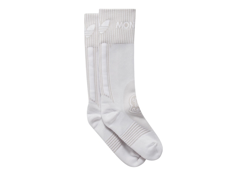 Moncler x adidas Originals Logo Socks Optical White