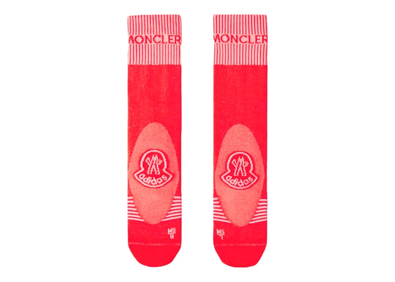 Moncler x adidas Originals Logo Socks Solar Red