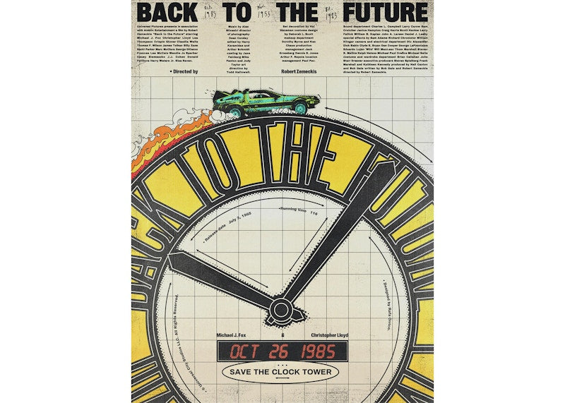 Mondo Back to the Future Poster Print (Edition of 195)