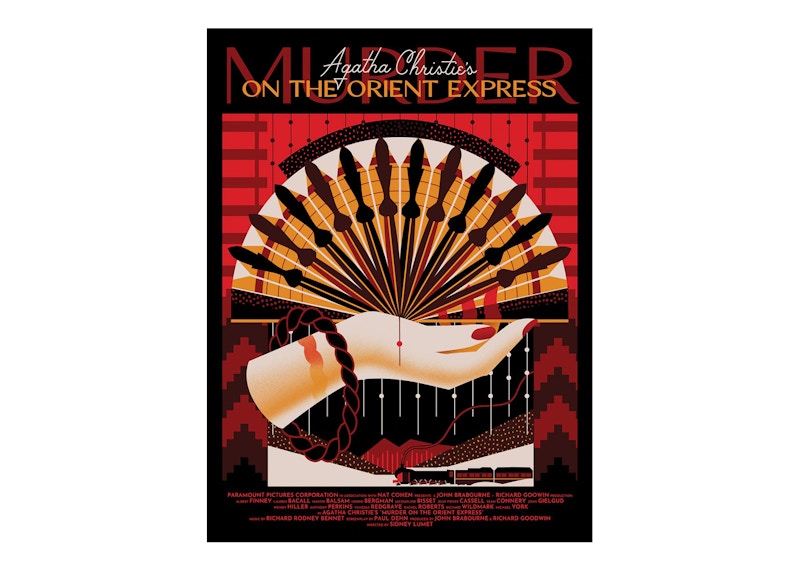 Mondo Black Dragon Press x Mondo #31 Murder on the Orient Express Poster Print (Edition of 200)