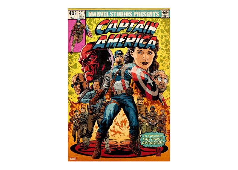 Mondo Captain America: The First Avenger Poster Print (Edition of 320)